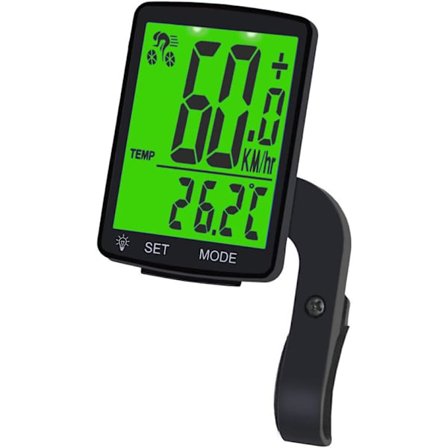 Langaton polkupyörän tietokone 12 toimintoa Vedenpitävä nopeusmittari