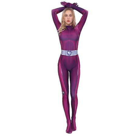 Totally Spies Cosplay-kostyme for barn og voksne Zentai Clover Sam Alex Britney Mandy Halloween W Green V