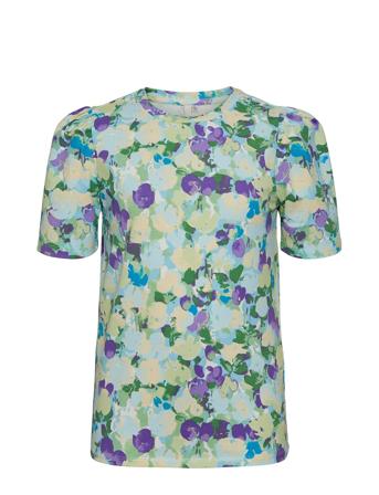 Pkkalani Ss Top Bc Tw T-shirts Short-sleeved Multi/mønstret Little Pieces*Betinget Tilbud