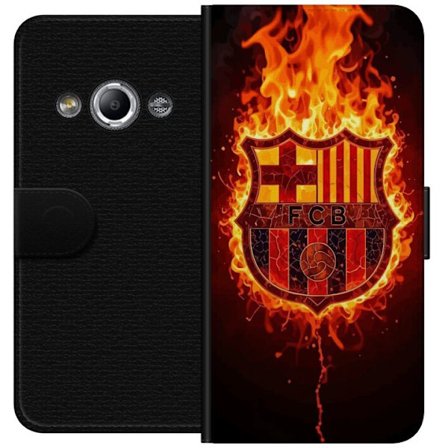 Kompatibelt Lommeboketui til Samsung Galaxy Xcover 3 FC Barcelona fotballklubb Spania La Liga toppklubb med ungdomsakademi teknisk fokus og verdenskje