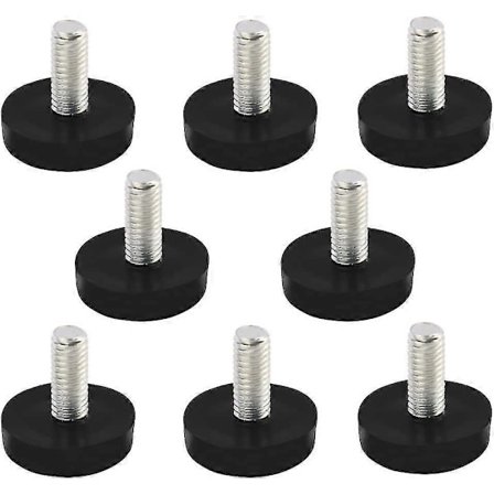 8 kpl säädettävät huonekalujalat, tasoitusjalat, pöytäliukuimet, M6 X 15 mm lahja