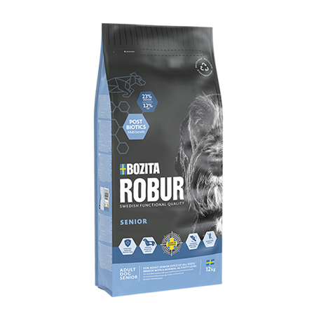Bozita Robur - Adult Senior 12kg - Hund - Hundefôr & hundemat - Tørrfôr for hund - ZOO.no