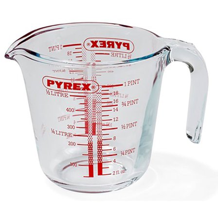 Pyrex Måttbägare i Glas 0,5 liter | Matlagning > Köksredskap > Mått och Måttsatser > Måttkanna | Bagaren och Kocken