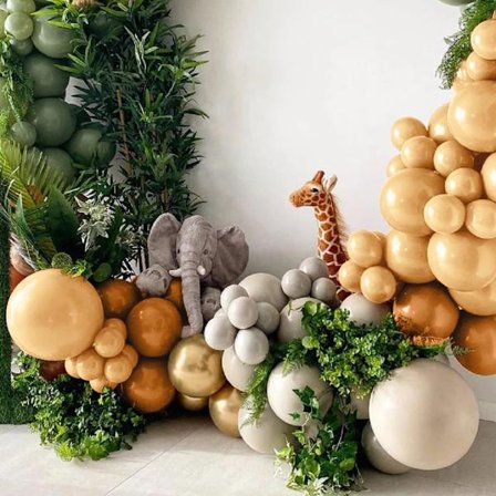 Ballongkit, DIY-bakgrundsballongkit för födelsedagsfest, jul och heminredning 155 st