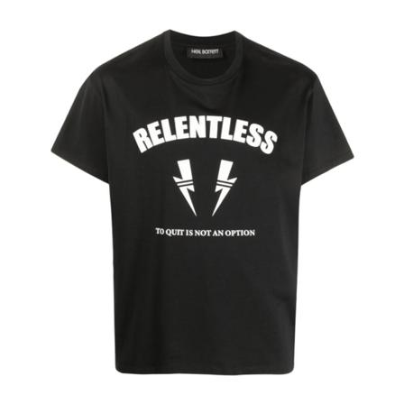 Neil Barrett, T-shirt Czarny, Mężczyzna, Rozmiar: L