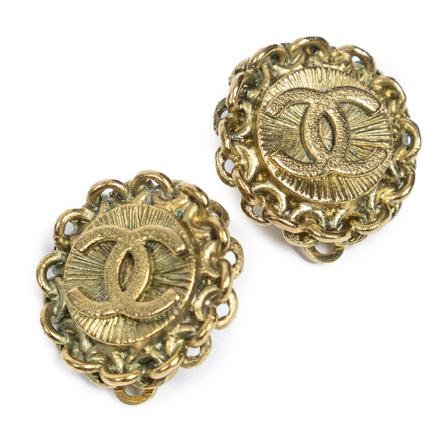 Chanel Vintage, Pre-owned Jewellery Geel, Dames, Maat:ONE Size