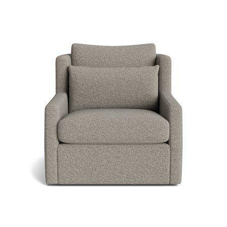 Comfy Sessel Lodge Grau/Beige, einzigartiger bequemer Polstersessel, auffälliges Design für Wohnzimmer, hochwertiger Komfort, Breite 73cm
