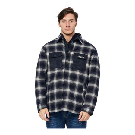 Armani Exchange, Coats Blauw, Heren, Maat:M