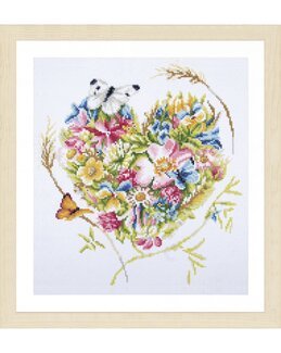 Diamond painting Blumenherz