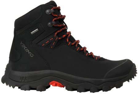 Viking Mens Villrein Mid GTX Black/Red