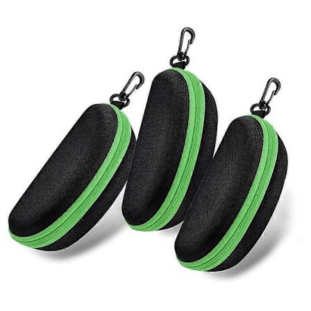 Vetoketjullinen kova kuori aurinkolasikotelo ja silmälasikotelo, kannettava