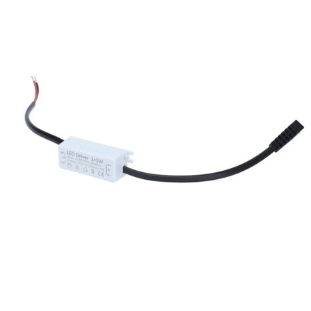 LED-driver 1W strømforsyningsadapter AC85 265V til 2 4V DC for LED-lys prosjekter