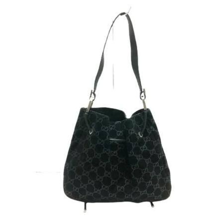Gucci Vintage, Pre-owned Suede gucci-bags Zwart, Dames, Maat:ONE Size,leather