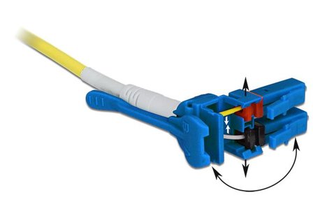 Delock nettverkskabel - 10 m - gul