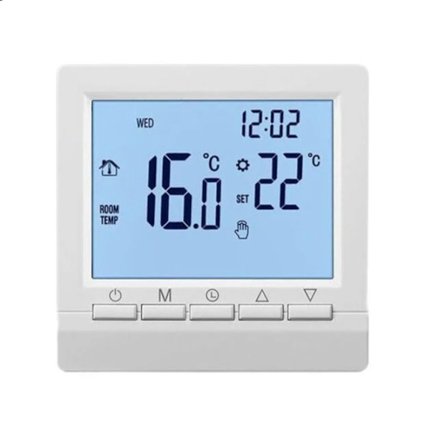 Smart Varme Gasfyr Programmerbar Termostat, Egnet til Kablede Fyr