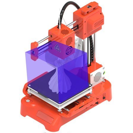Kompakt FDM 3D-skrivare Snabb uppvärmning Lämplig för kreativa utforskningar