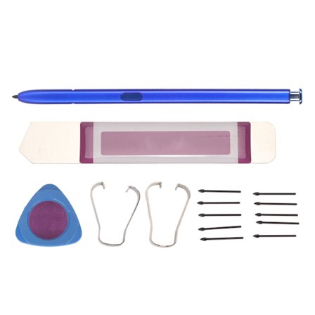 Styluspenna 4096 nivåer tryckkänslighet ersättningspenna med 10 pennor för Galaxy Note 10 Note 10+ Note 10 Plus Blå