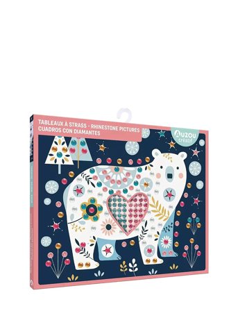 Auzou Activity Kit - Rhinestone Pictures - Multi/patterned - ONE SIZE