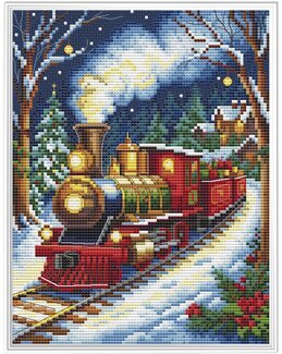 Stickpackung Bild Weihnachtsmann-Express - Collection D'Art