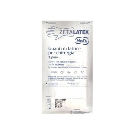 Zetalatex Guanti Chirurgici Sterili tg 8 1 Paio