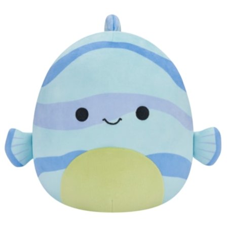 Squishmallows Leland the Blue Striped Fish, 19 cm