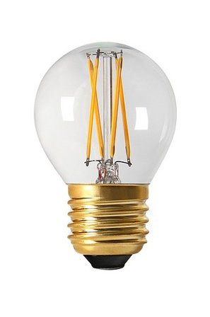 Jotex - ELECT LED FILAMENT lyskilde 45 mm E27 Klar - Kjøp E27 hos Jotex