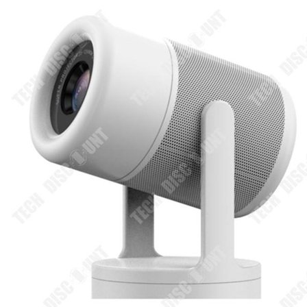 Mini Bärbar Projektor - TD - 1280x720P - WiFi 6 - Automatisk Trapezjustering - Tyst 25 dB