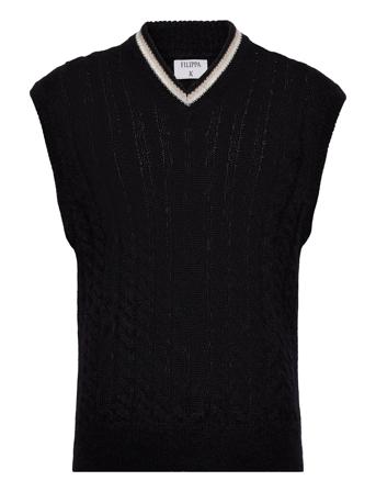 Braided Mohair Vest Knitwear Knitted Vests Musta Filippa K