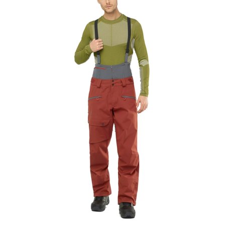 Salomon Men's Outpeak 3L Shell Bib Pant Men ski trousers Brown S