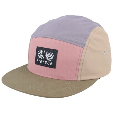 Picture - Tropenat Cap C Burlwood 5-Panel 5panel Pink Cap - @ Hatstore