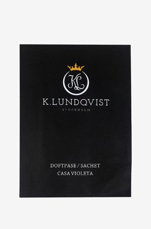 K. Lundqvist Stockholm - Tuoksupussi Casa Violeta - Musta - Tuoksukynttilä & tuoksutikut - - Homeroom