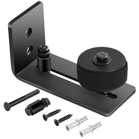 Nedre gulvføring til skydelåge, justerbar rulle, vægmonteringssystem, design med plan bund, ubeskadiget ladeportpanel 8 i 1 FTD