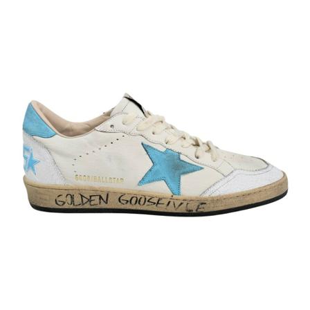 Golden Goose Logo-Patch Low-Top Sneakers Hvid, Herre, Størrelse: 44 EU