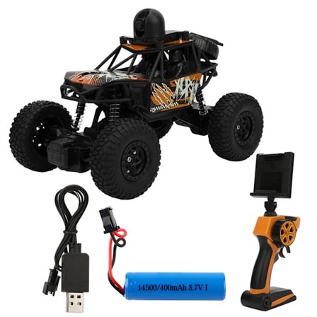 720P WIFI FPV 2.4G Frekvens 1/22 Skala Fjärrkontroll Bilmodell Barnleksak Orange