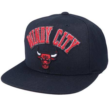 Mitchell & Ness - NBA Schwarz snapback Cap - Chicago Bulls ZZ Black Snapback @ Hatstore