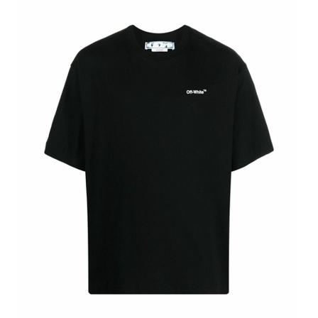 Off White T-Shirts Sort, Herre