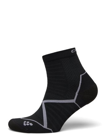 Wool Run Warm Sock Black Craft