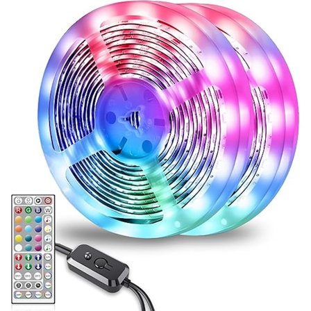 LED Strip 30m, LED Bedroom, LED Strip RGB Light, Bluetooth Application Control Synchronized