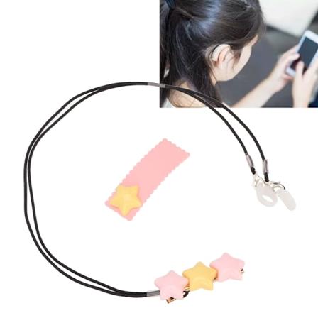 Hørselshjelp Holder 3 Stjerne Ornament Anti-Tapte Stilig Slitesterk Nylon Hørselshjelp Klips for Barn Senior Dobbel Øre