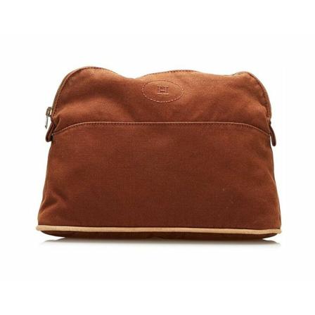 Hermès hermès Bolide Pouch MM brown brun, Dam Necessärer, Dam, Storlek: ONE SIZE