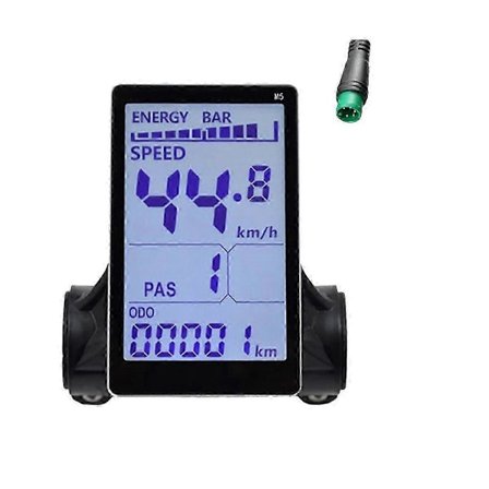 Passer til M5 Elcykel LCD Display Meter 24V 36V 48V 60V E Scooter LCD Panel Skærm til Mountain Electric-FO SHAN RAN WANG