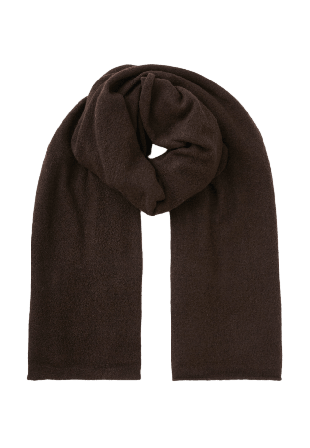 Å WOMAN Halsduk med rullad kant IRMA Halsdukar & scarves Brun ONESIZE