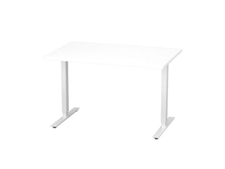 deNord Design Bord höj/sänk Basic 1200x800 vit/vit - Lyreco - Kontorsmöbler och inredning - Bord och hurtsar - Skrivbord - Höj/sänkbar