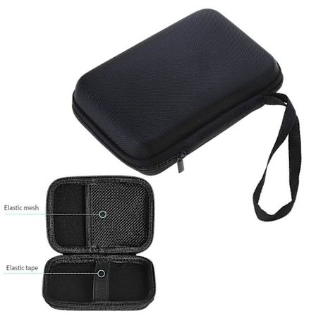 för Anker PowerCore 13000mAh Power Bank Förvaringsväska Slitstark Dammtät EVA Dragkedja för Fodral Bärbar Väska Svart