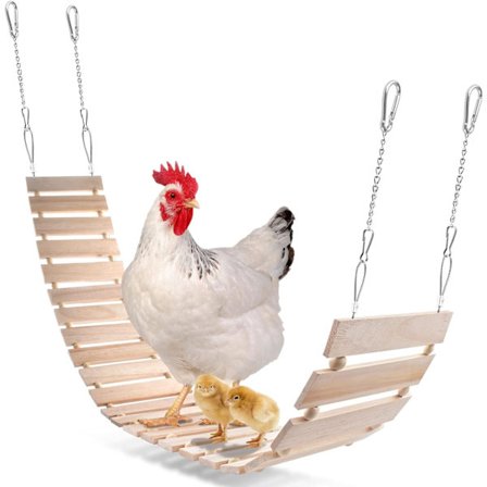 Kyllinghuske Kyllingpinne Kyllingstige kompatibel med hønsehus Naturlig tre Kylling