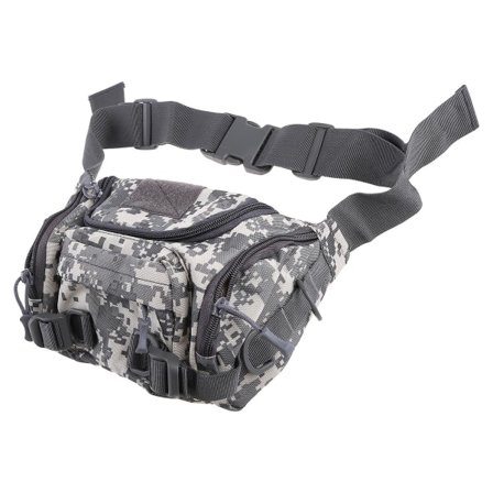 Axelremsväska budväska jakt vandring multifunktionell ACU kamouflage