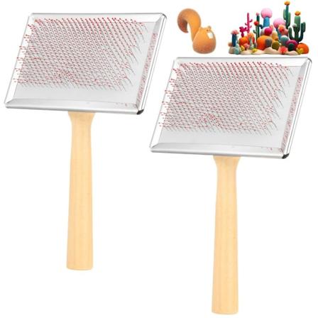 2kpl Villakartoittimet K sikortit Neulahuovutusharja 2pcs