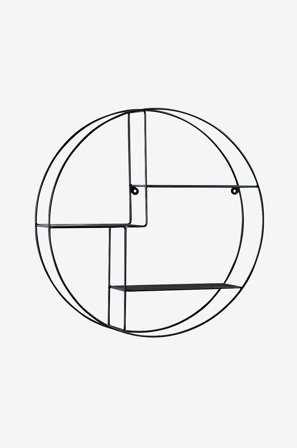 Kave Home - Hyllykkö Across - Musta - Seinähyllyköt - - Homeroom