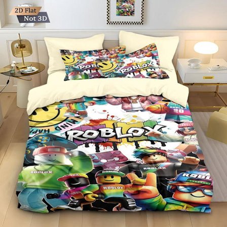 Täcke Robles tryckt tredelat örngott, julklapp