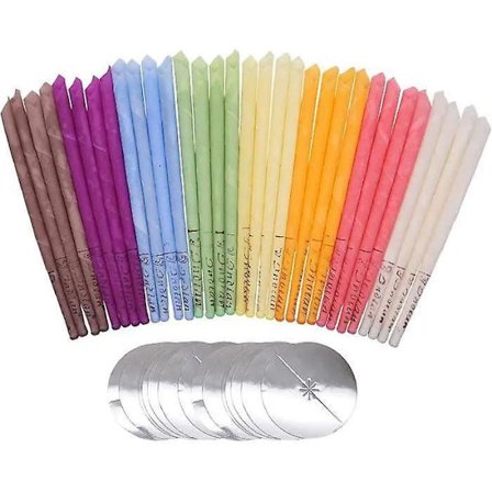 Ear Candles, Ear Candle Kit For Ear Wax Removal With Natural Organic Beeswax 32 Pcs